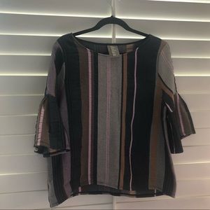 Dolan for Anthropologie Top with Bell Sleeve